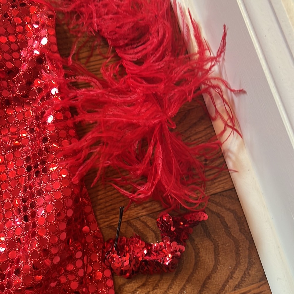 Red large flapper costume - Picture 3 of 3
